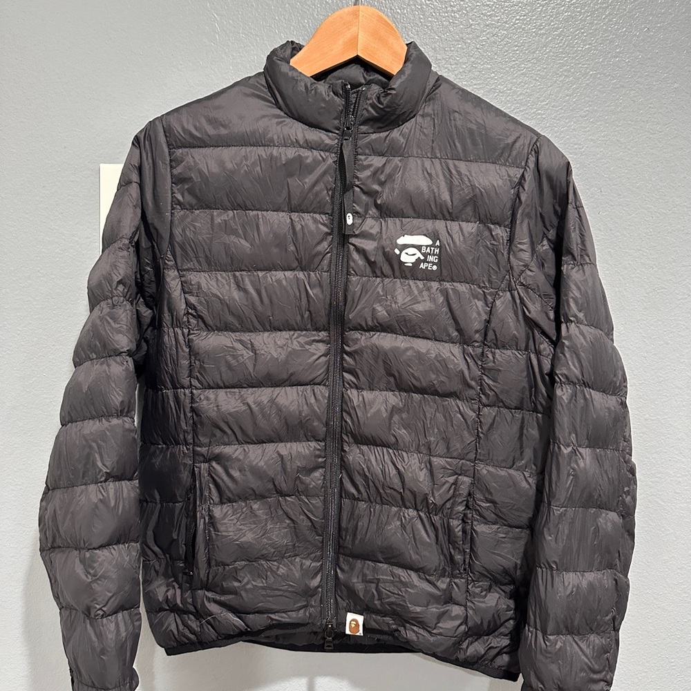 Bape Black Puffer Jacket